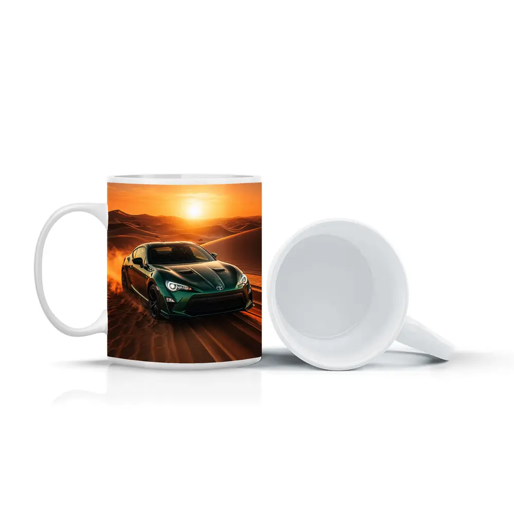 Toyota GT86 Green Coupe Desert Sunset – Mugs