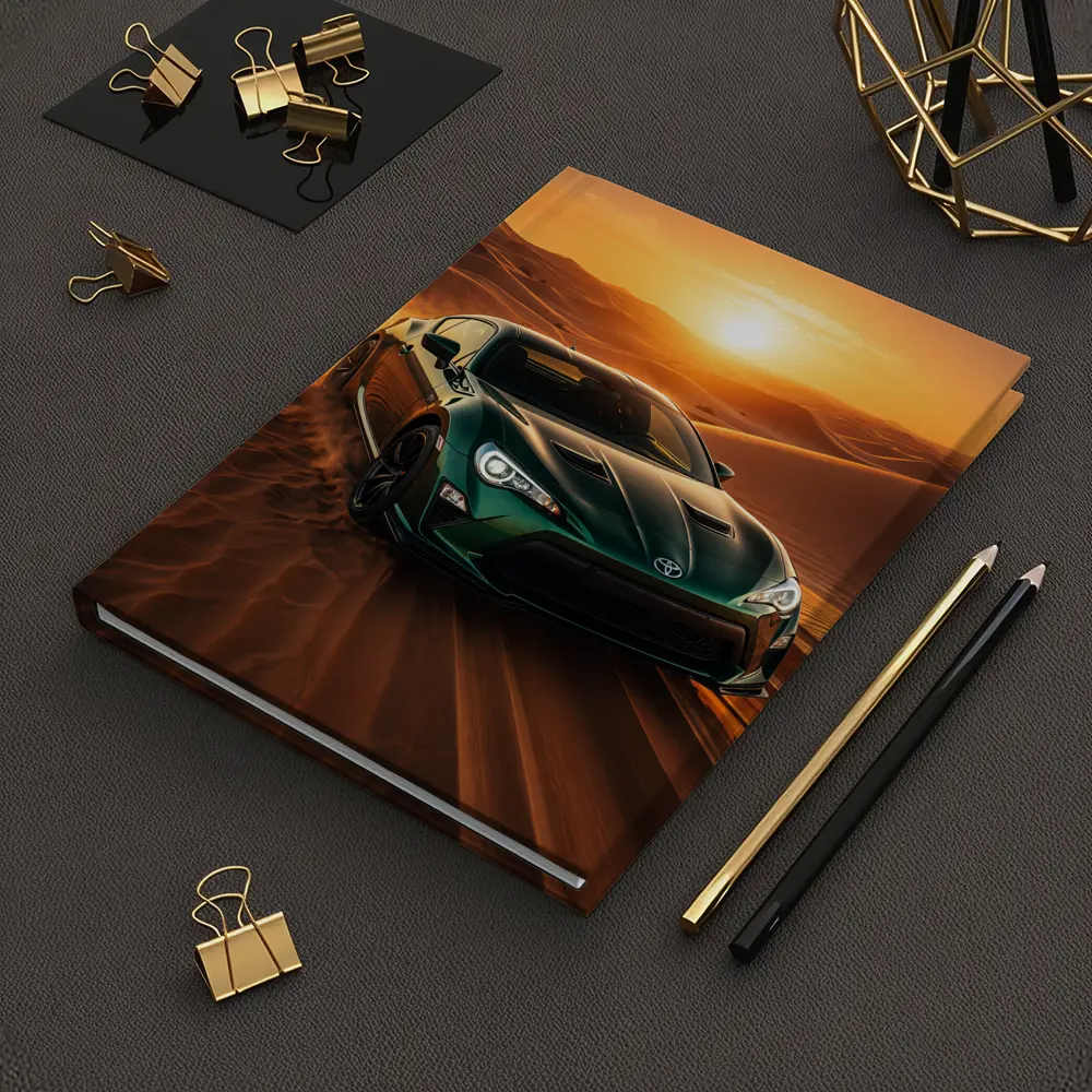 Toyota GT86 Green Coupe Desert Sunset – Notebooks
