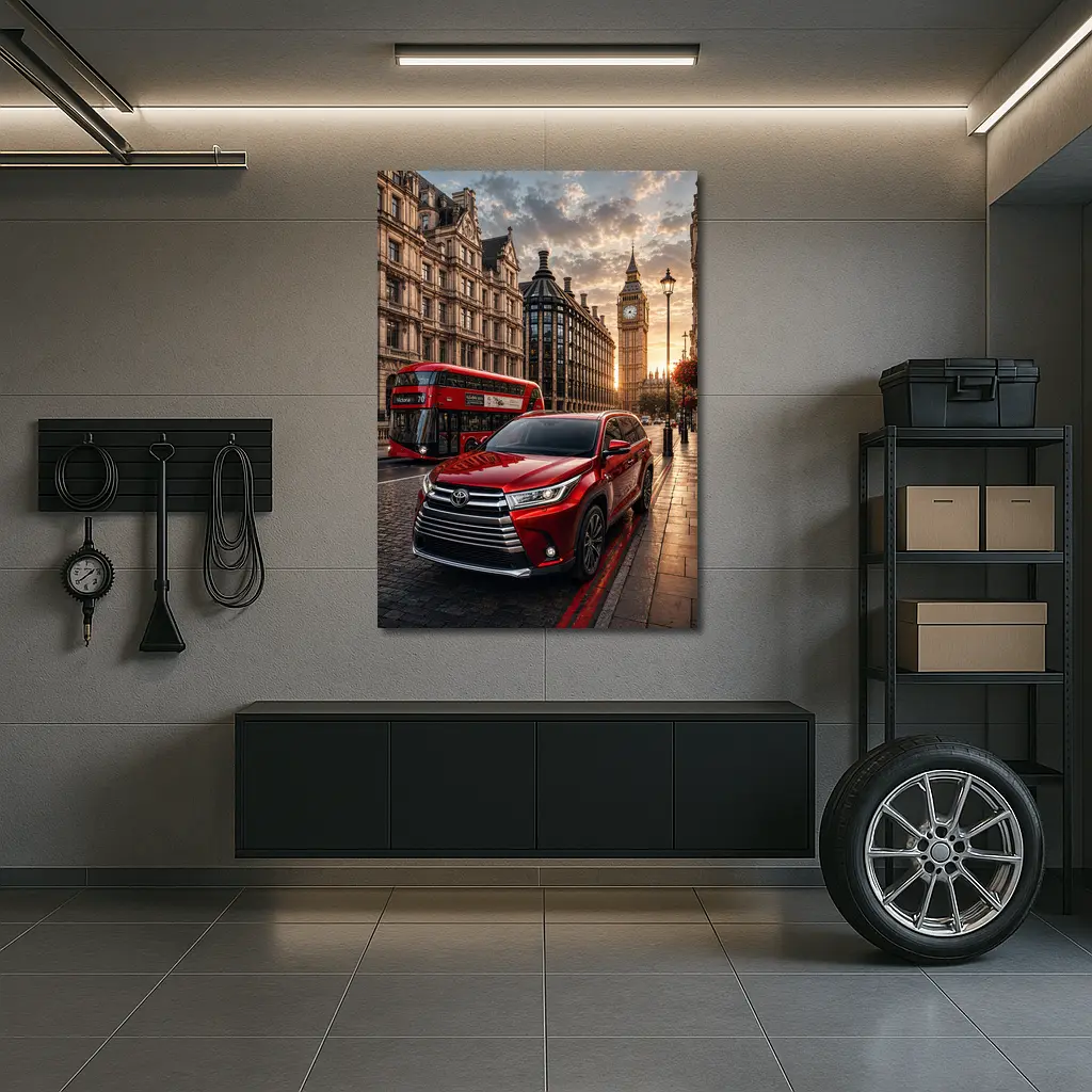 Toyota Highlander SUV London Big Ben – Wall Art