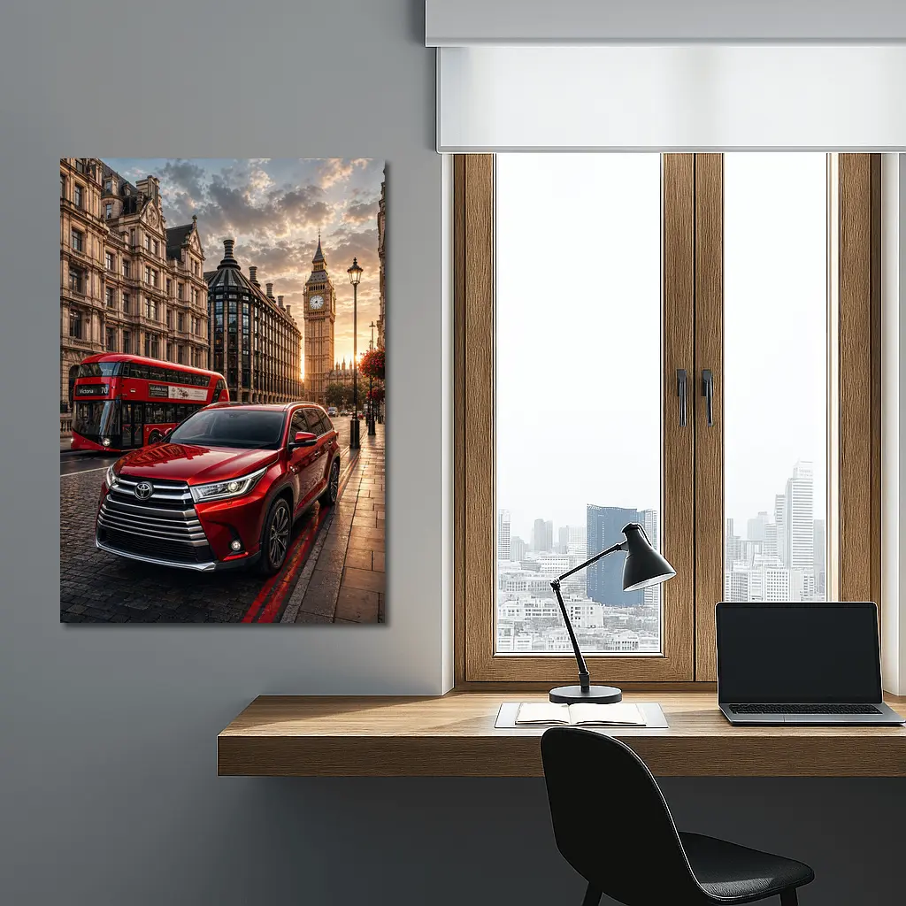 Toyota Highlander SUV London Big Ben – Wall Art