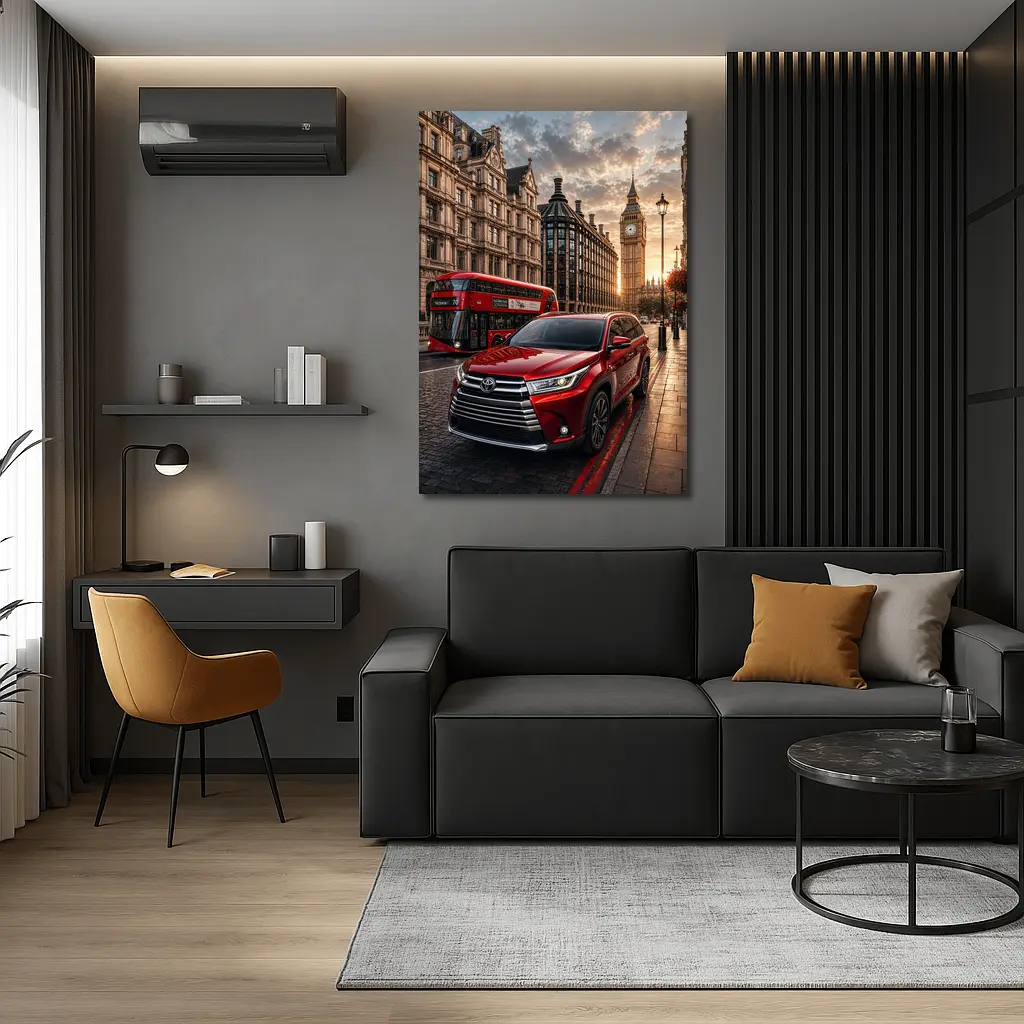 Toyota Highlander SUV London Big Ben – Wall Art