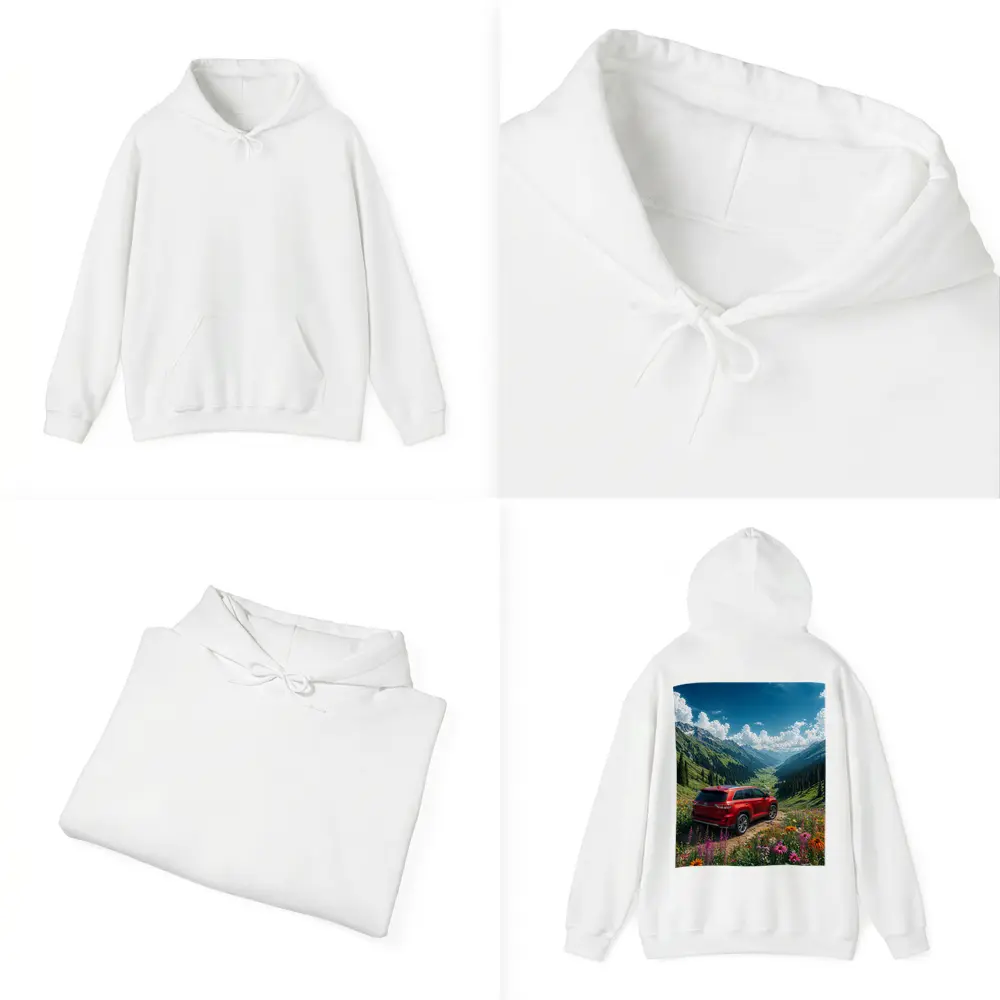 Toyota Highlander Red SUV Mountain Valley – Hoodies
