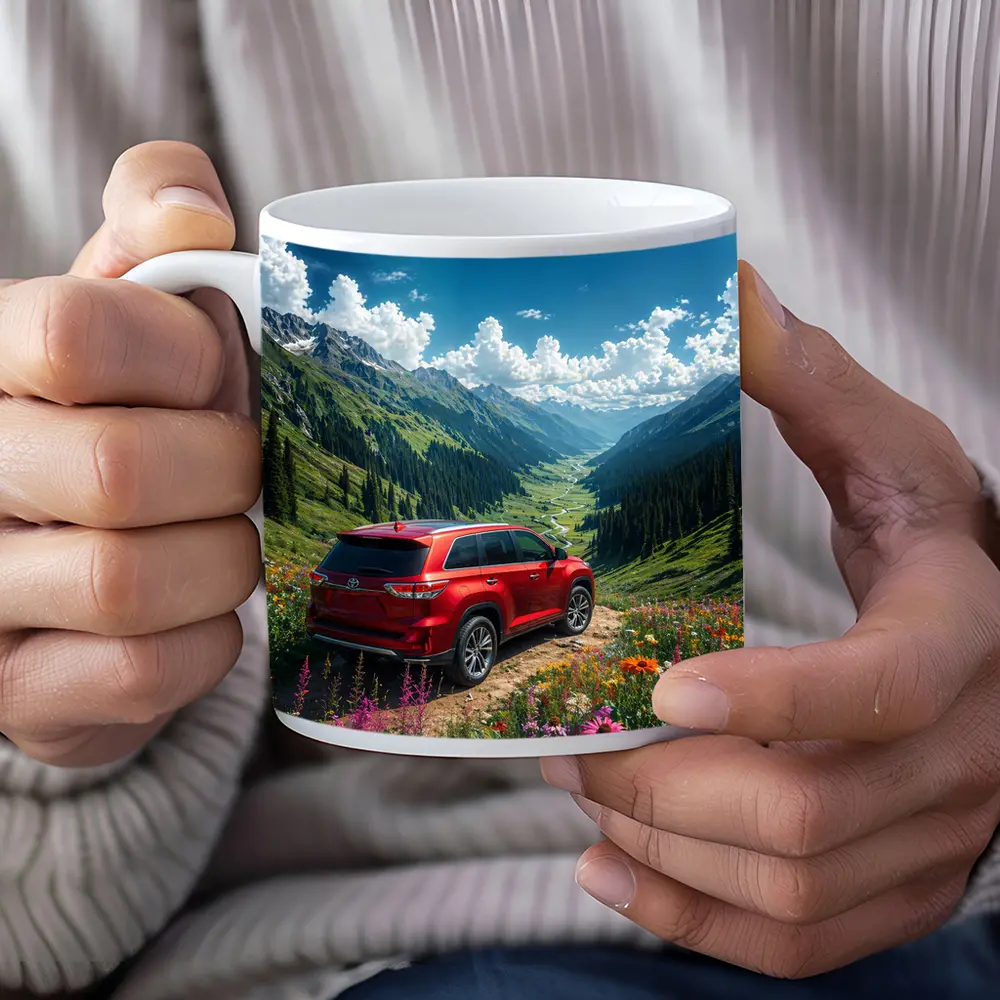 Toyota Highlander Red SUV Mountain Valley – Mugs