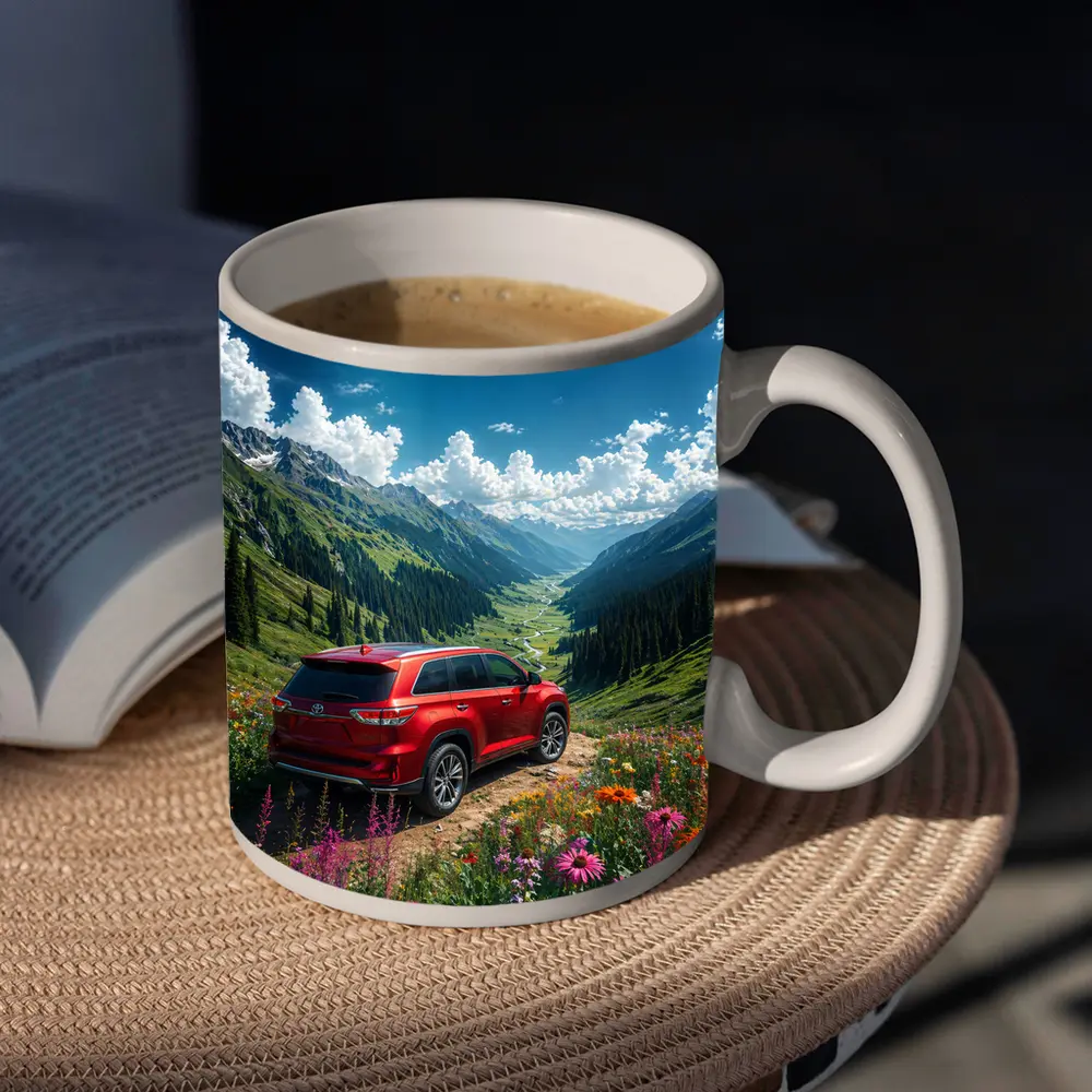 Toyota Highlander Red SUV Mountain Valley – Mugs