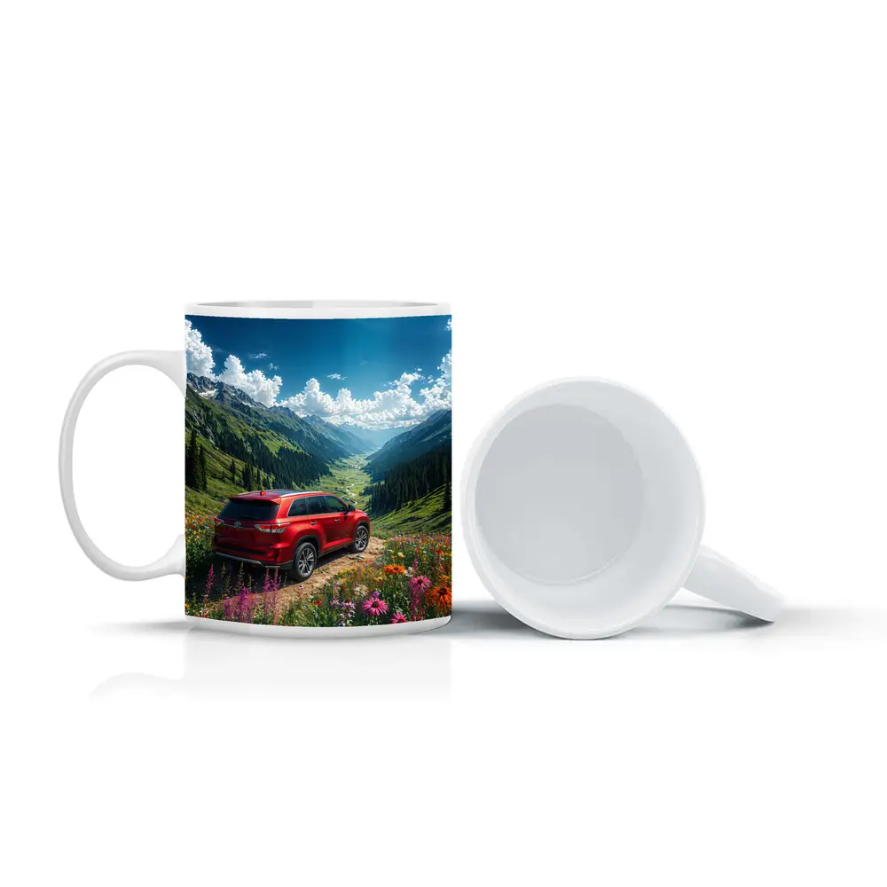 Toyota Highlander Red SUV Mountain Valley – Mugs