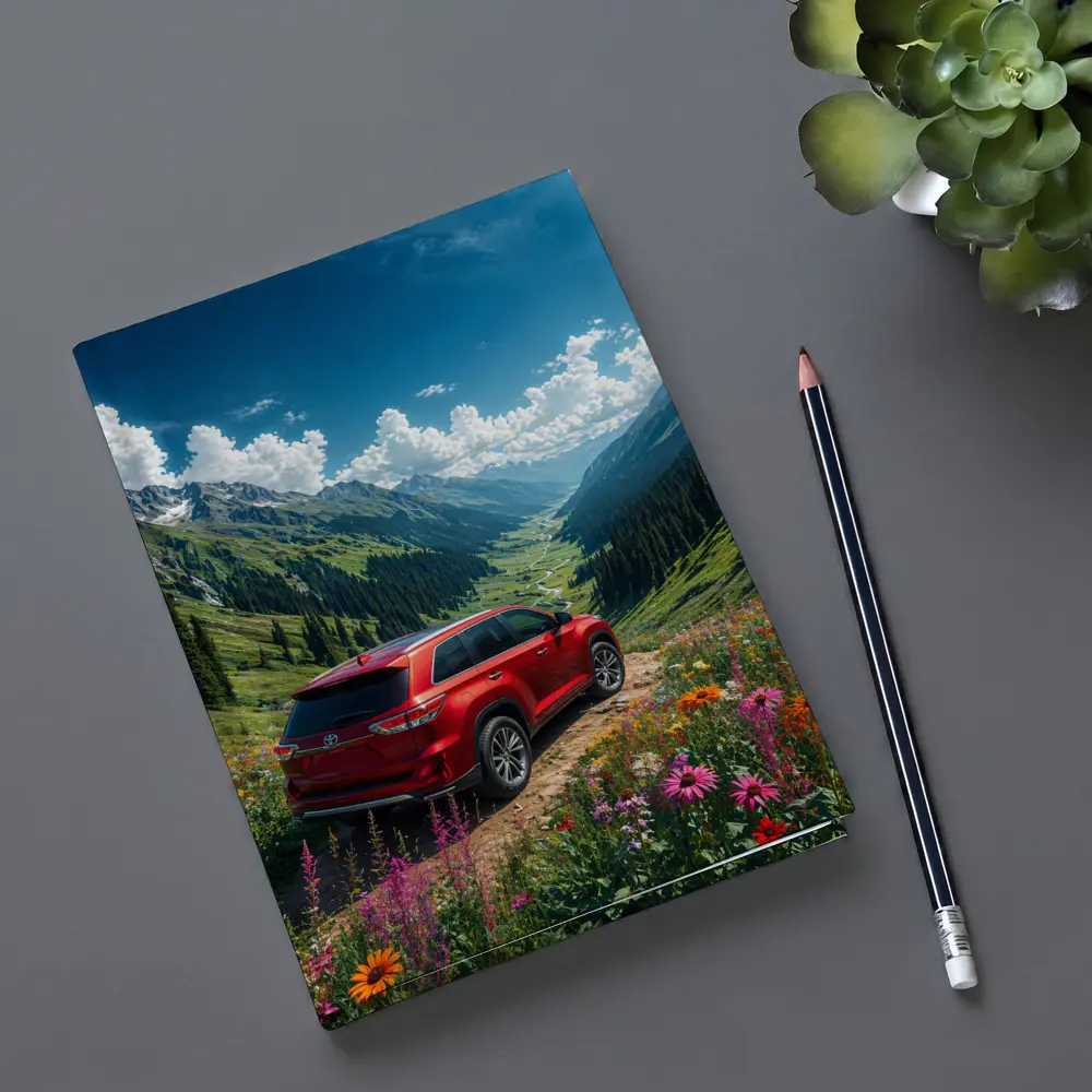 Toyota Highlander Red SUV Mountain Valley – Notebooks