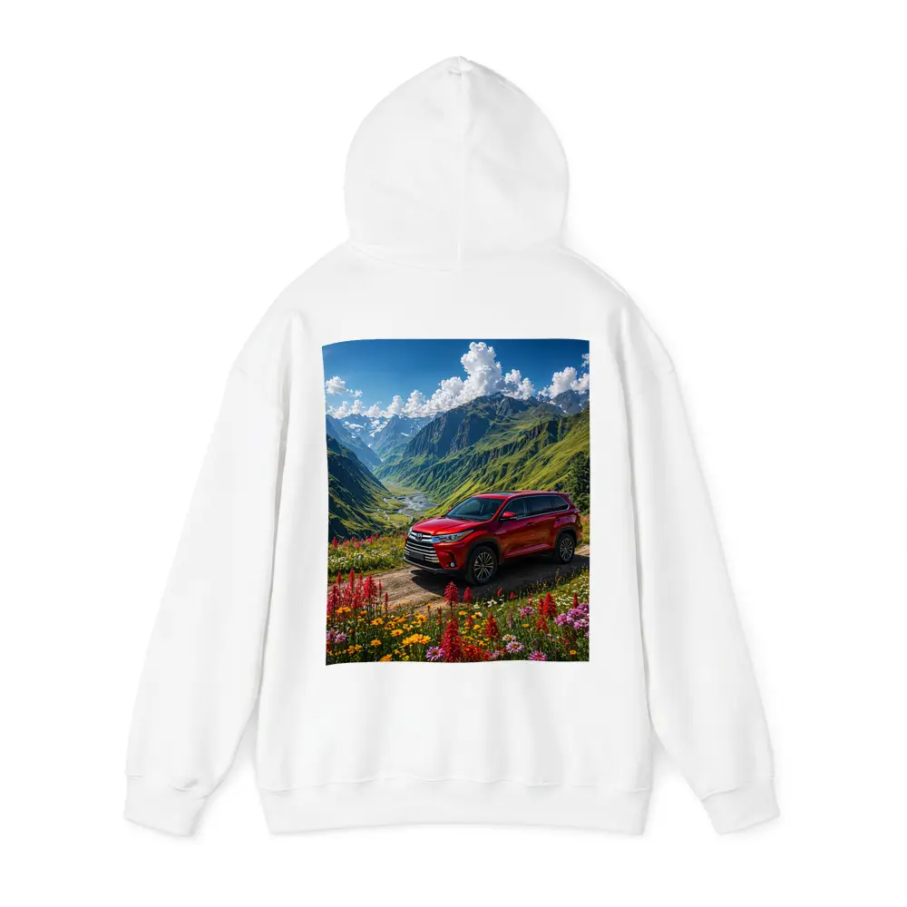 Toyota Highlander Red SUV Mountain Valley – Hoodies