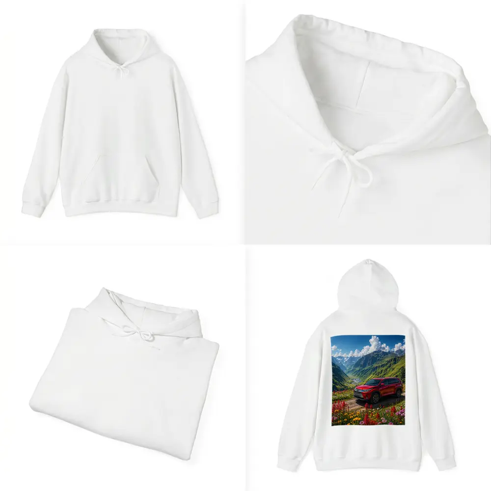 Toyota Highlander Red SUV Mountain Valley – Hoodies