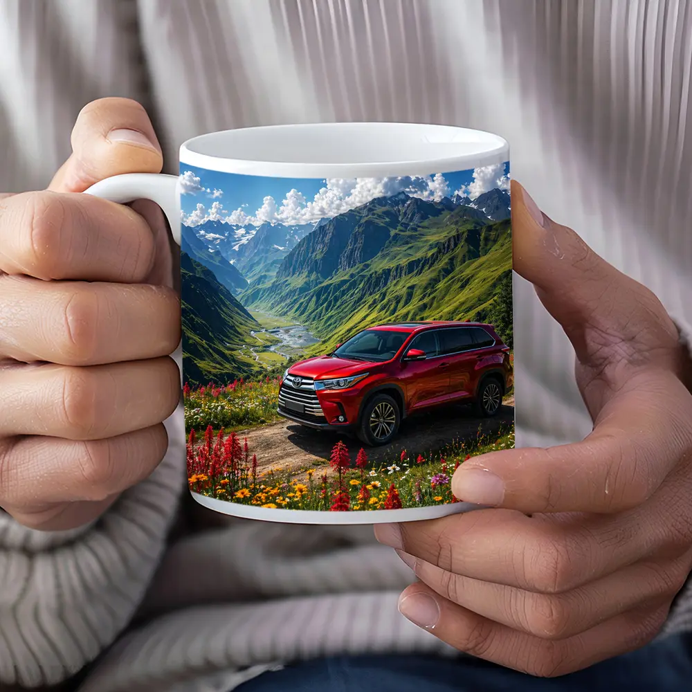 Toyota Highlander Red SUV Mountain Valley – Mugs