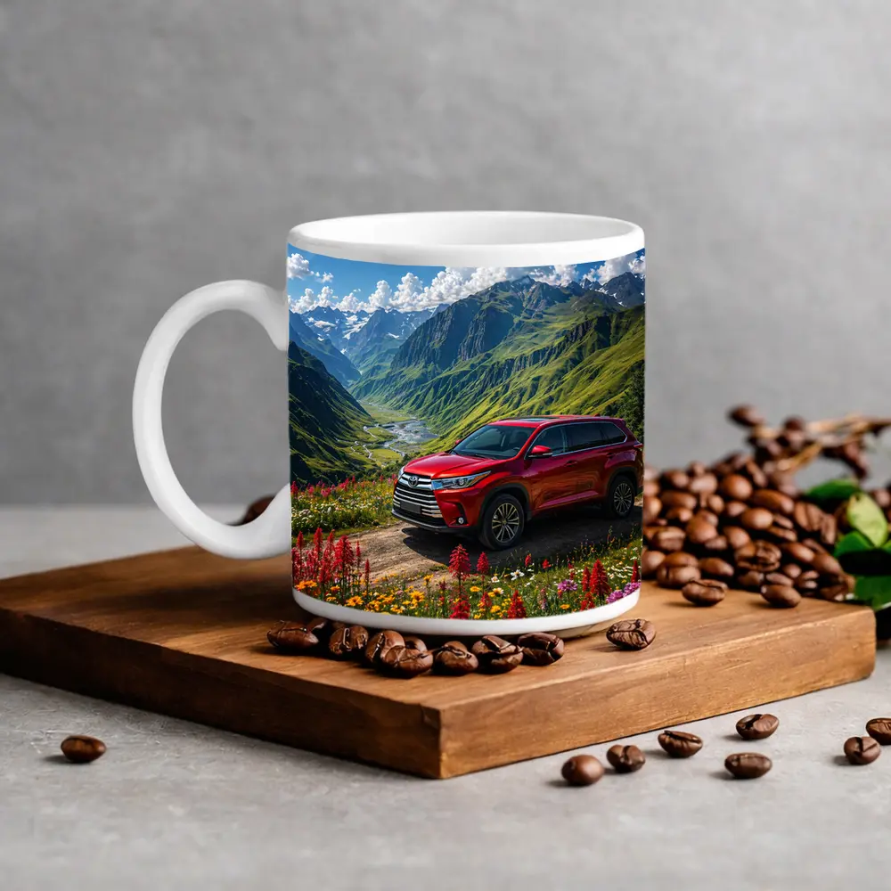 Toyota Highlander Red SUV Mountain Valley – Mugs
