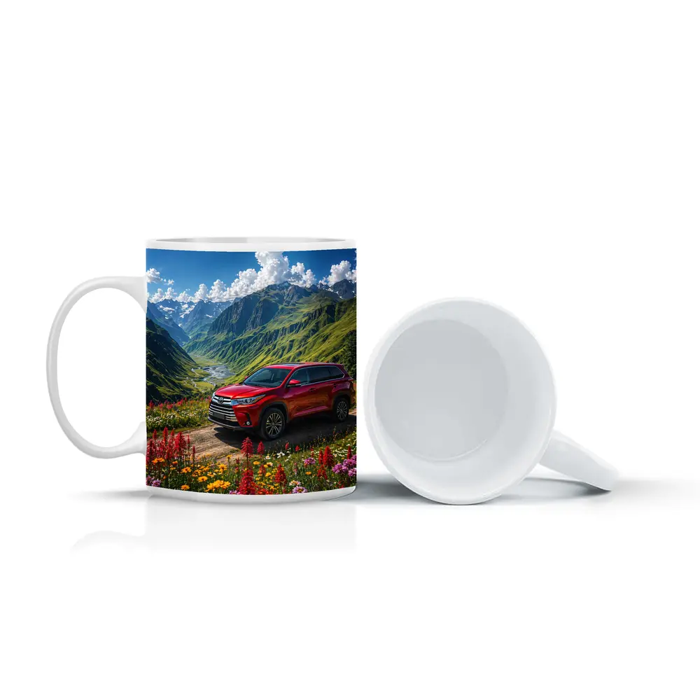 Toyota Highlander Red SUV Mountain Valley – Mugs