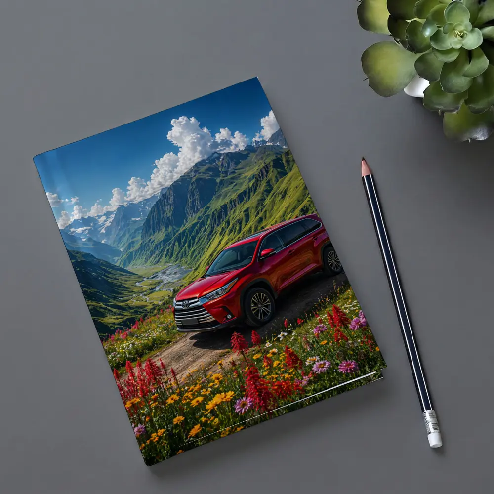 Toyota Highlander Red SUV Mountain Valley – Notebooks