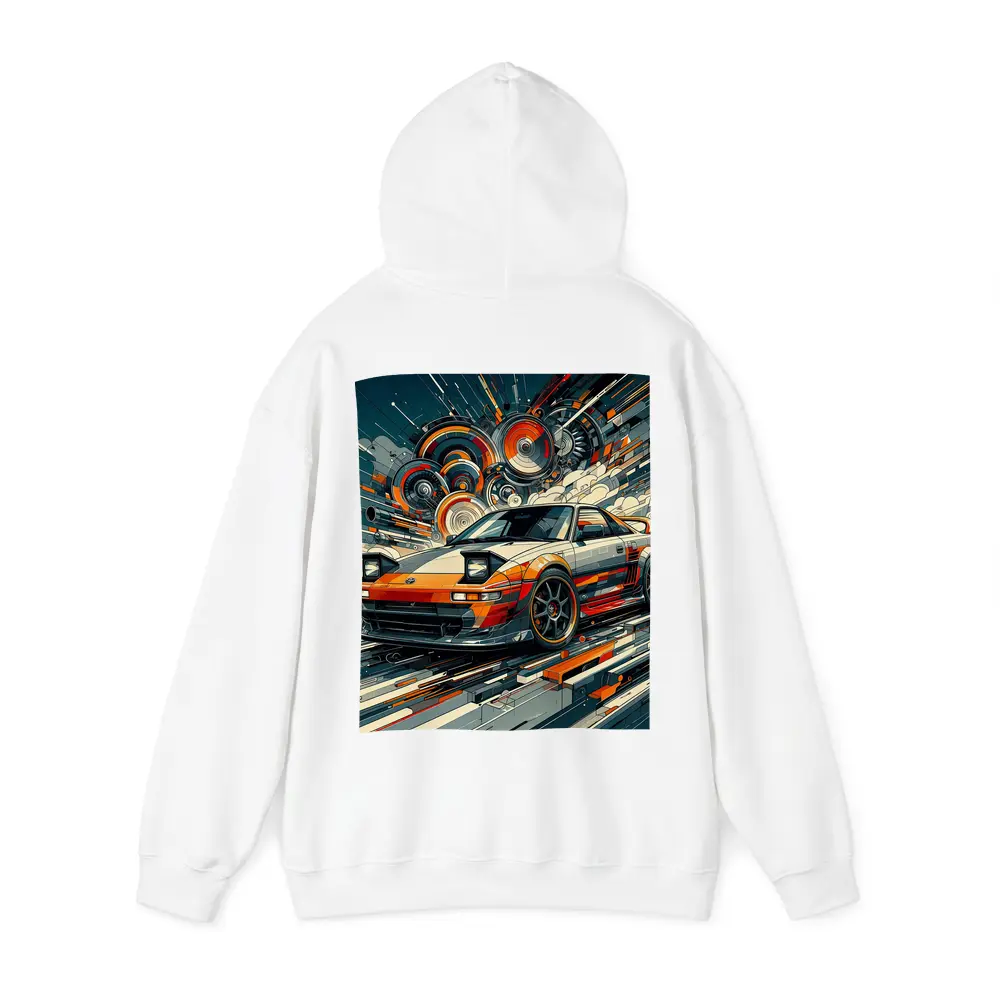 Toyota MR2 Abstract Geometric Art Print – Hoodies