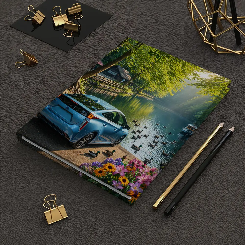 Toyota Prius Blue Parked By Forest River – Notebooks
