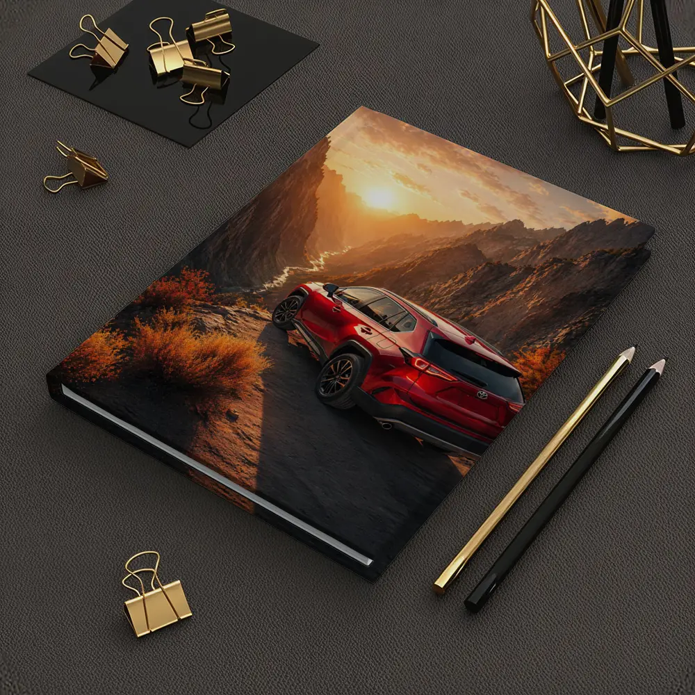Toyota RAV4 Red SUV Canyon Sunset – Notebooks