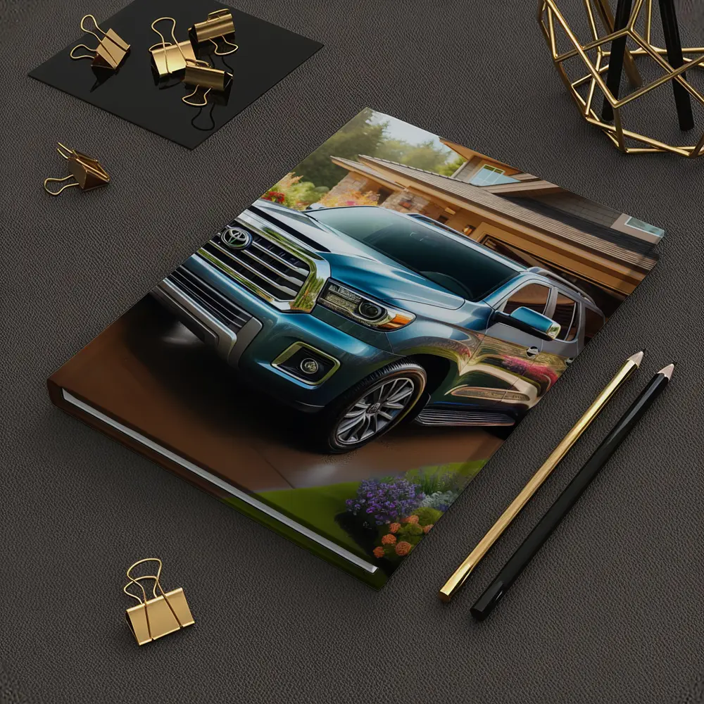 Toyota Sequoia SUV Driveway Home Setting – Notebooks