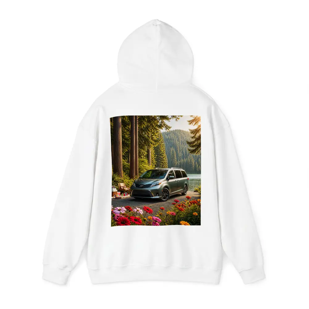 Toyota Sienna Parked by Forest Lake – Hoodies