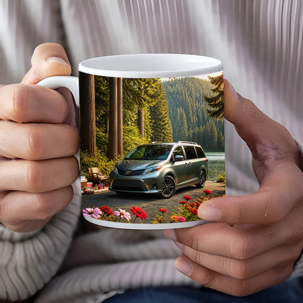 Toyota Sienna Parked by Forest Lake – Mugs