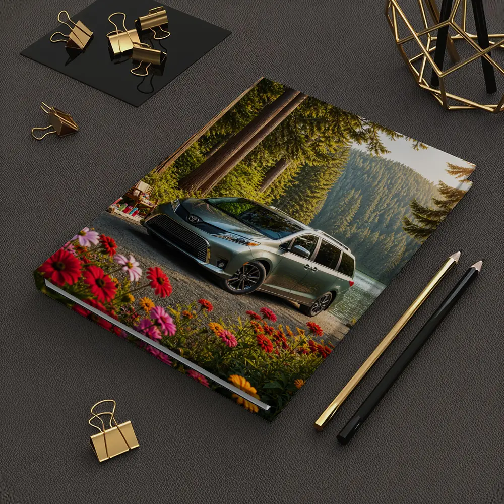 Toyota Sienna Parked by Forest Lake – Notebooks