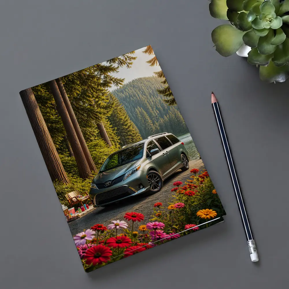 Toyota Sienna Parked by Forest Lake – Notebooks