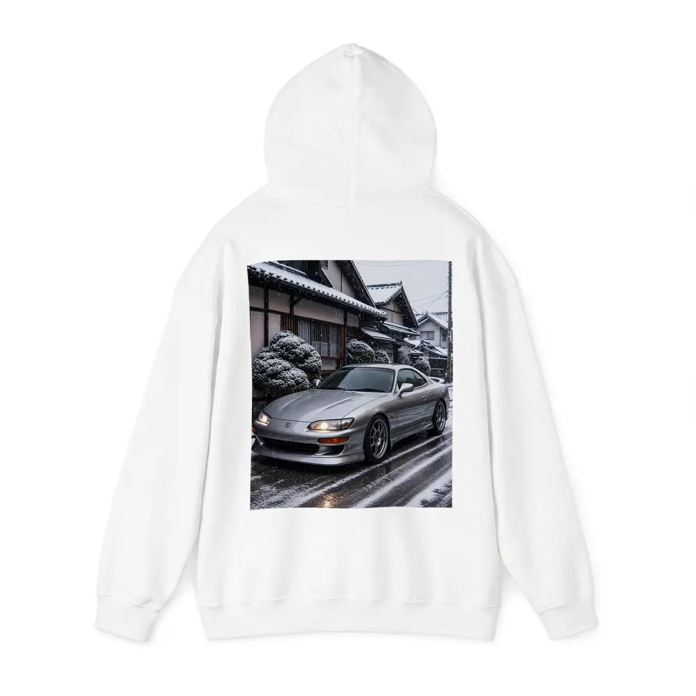 Toyota Soarer Silver Coupe Snowy Japan Street – Hoodies