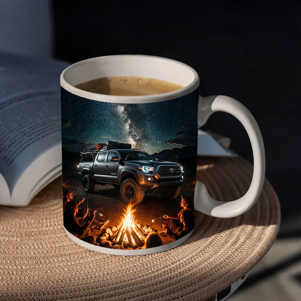 Toyota Tacoma Campfire Night Milky Way – Mugs