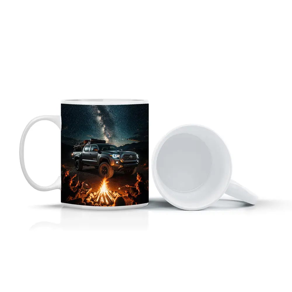 Toyota Tacoma Campfire Night Milky Way – Mugs
