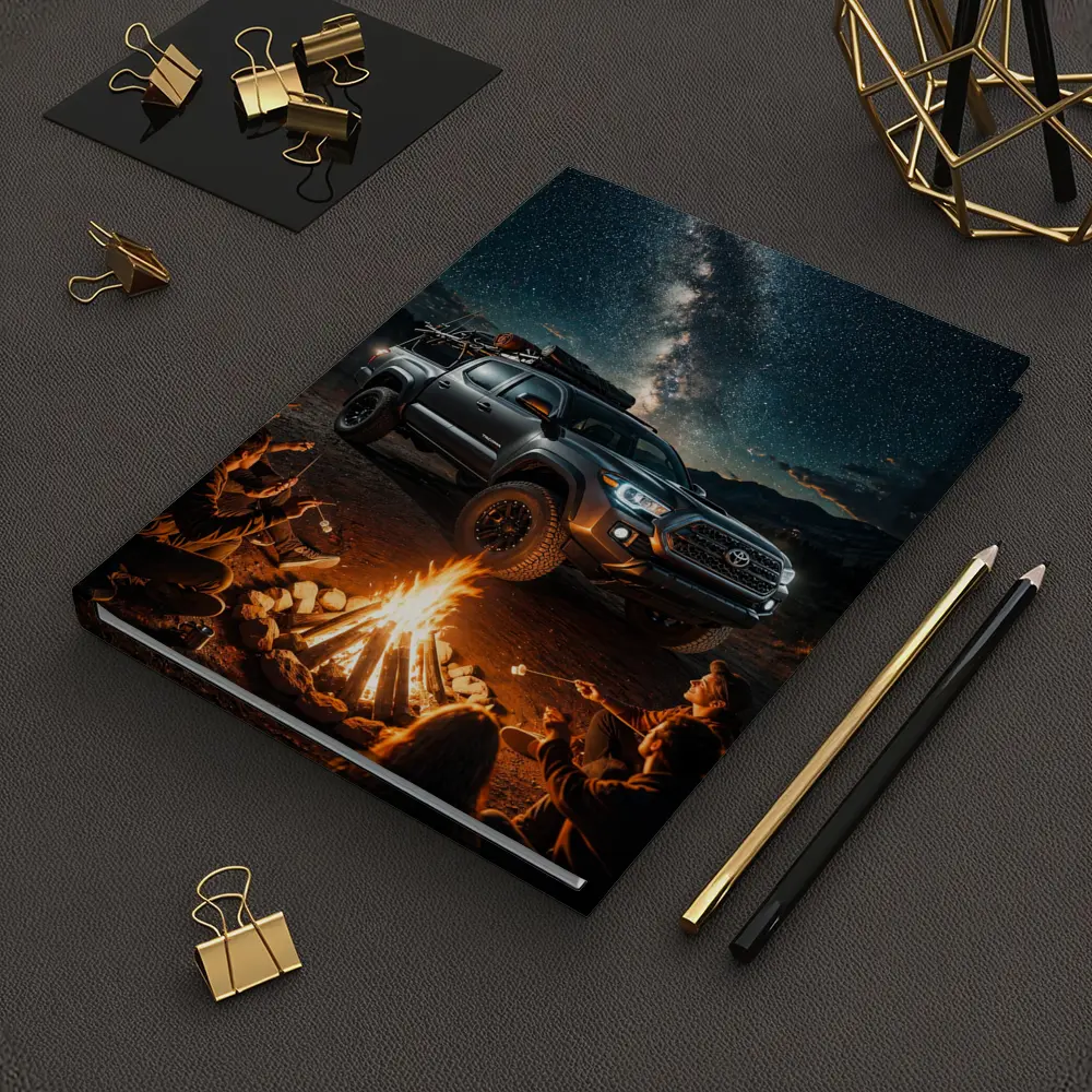 Toyota Tacoma Campfire Night Milky Way – Notebooks