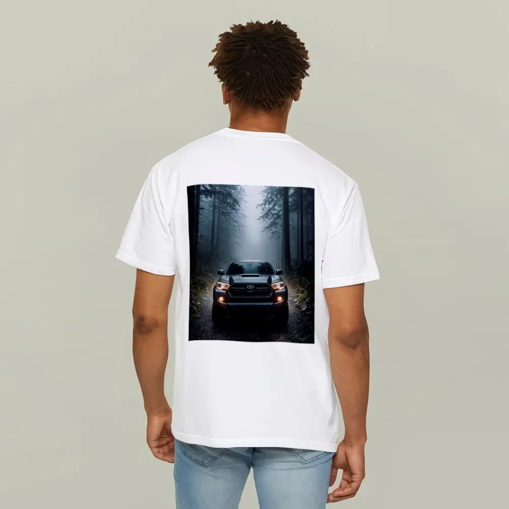 Toyota Tacoma Truck Foggy Forest Trail – T-Shirts
