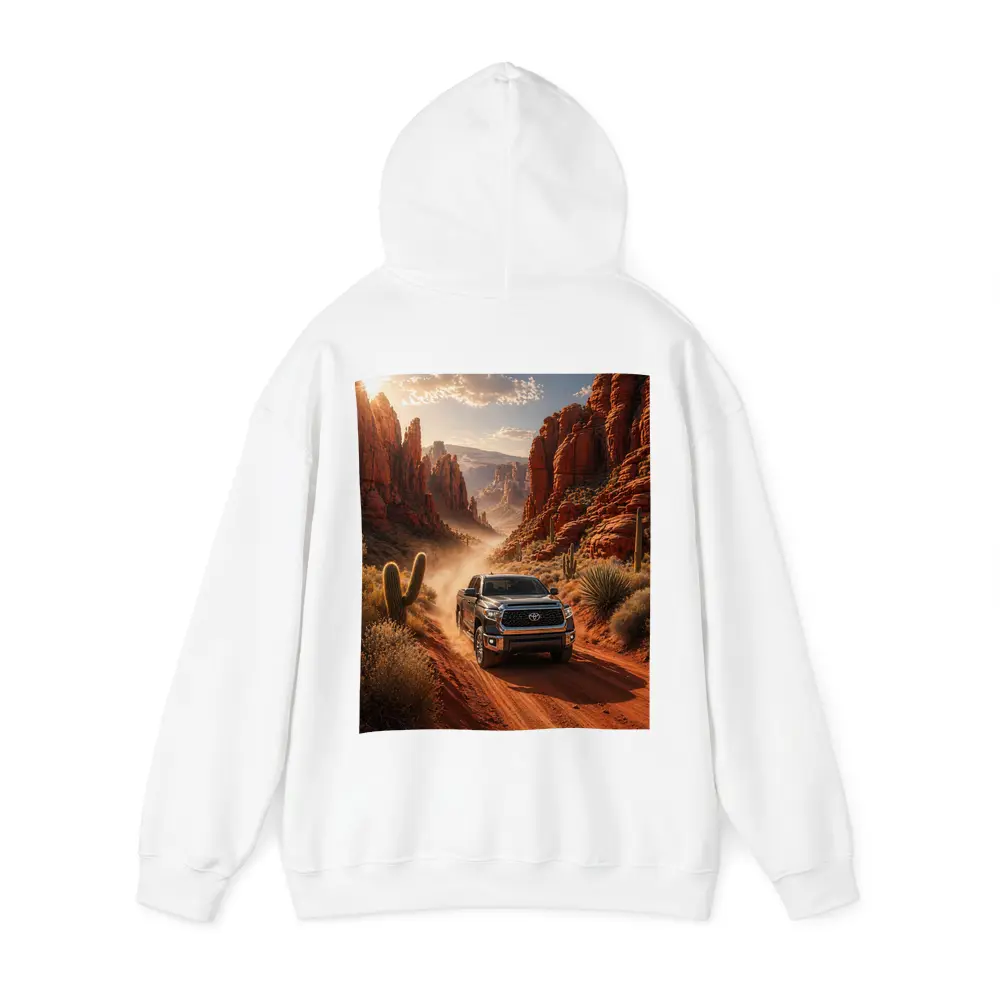 Toyota Tundra Truck Red Rock Canyon Desert – Hoodies