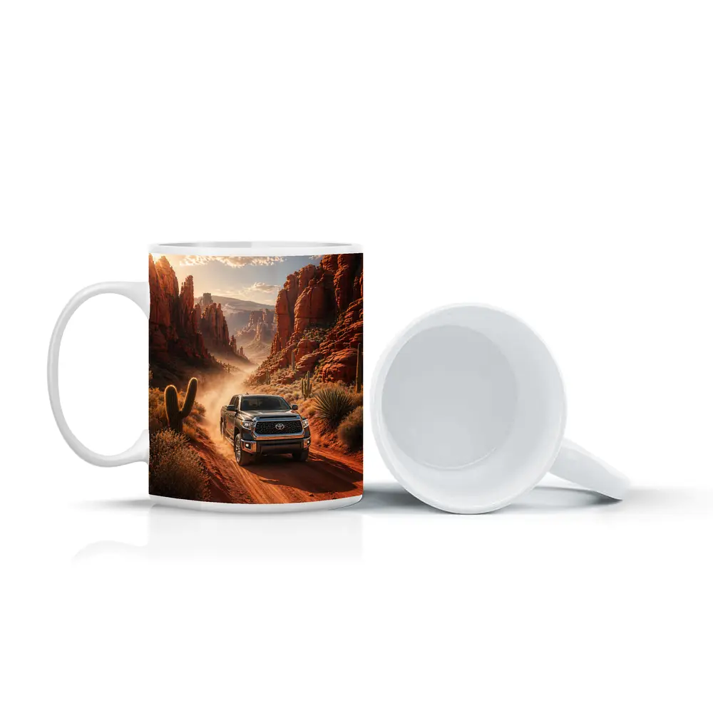 Toyota Tundra Truck Red Rock Canyon Desert – Mugs