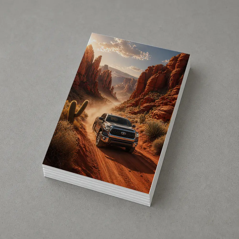 Toyota Tundra Truck Red Rock Canyon Desert – Postcards