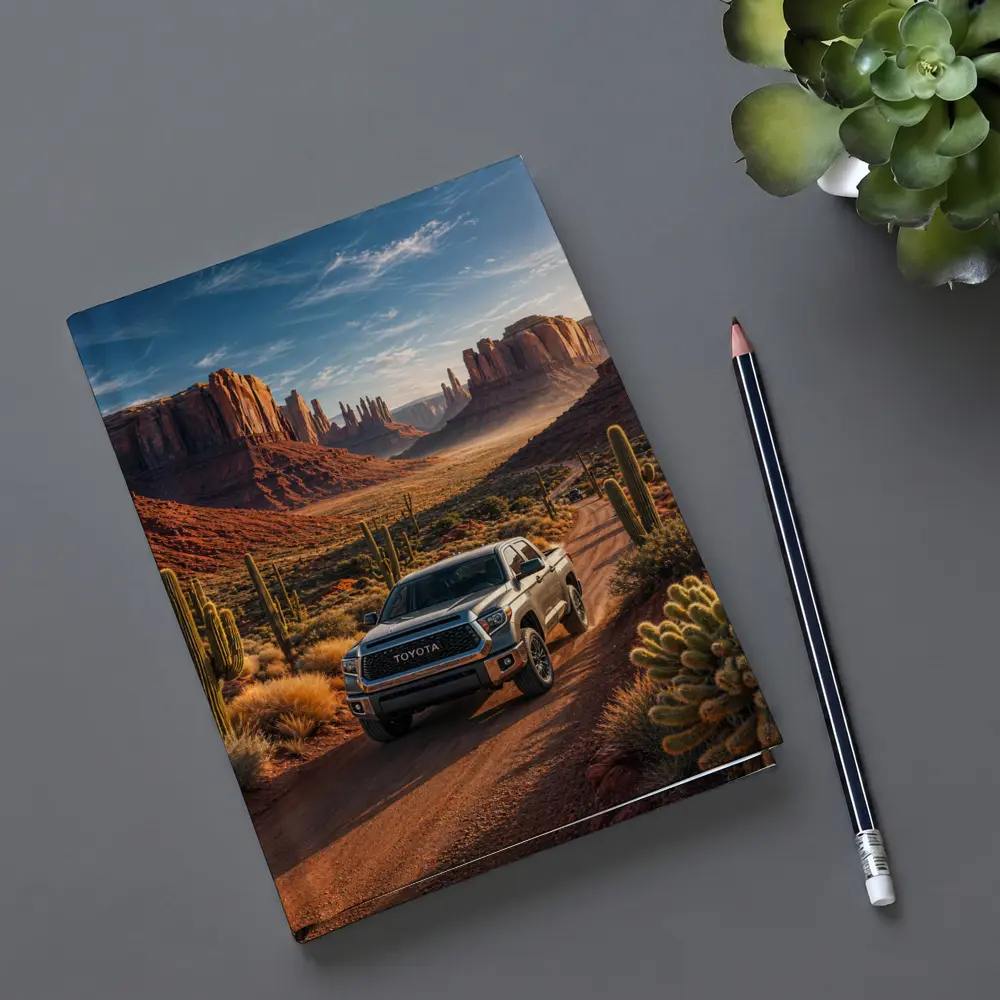 Toyota Tundra Desert Canyon Road Drive – Notebooks