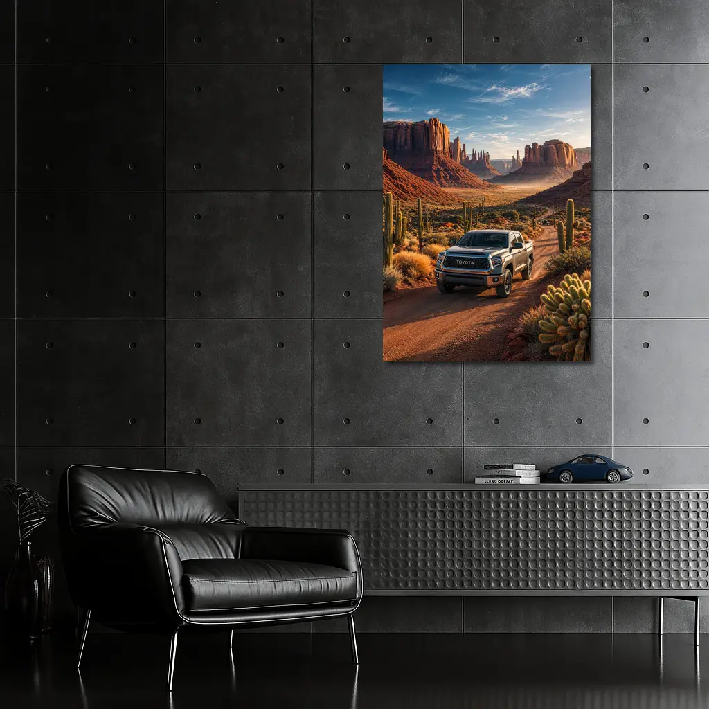 Toyota Tundra Desert Canyon Road Drive – Wall Art