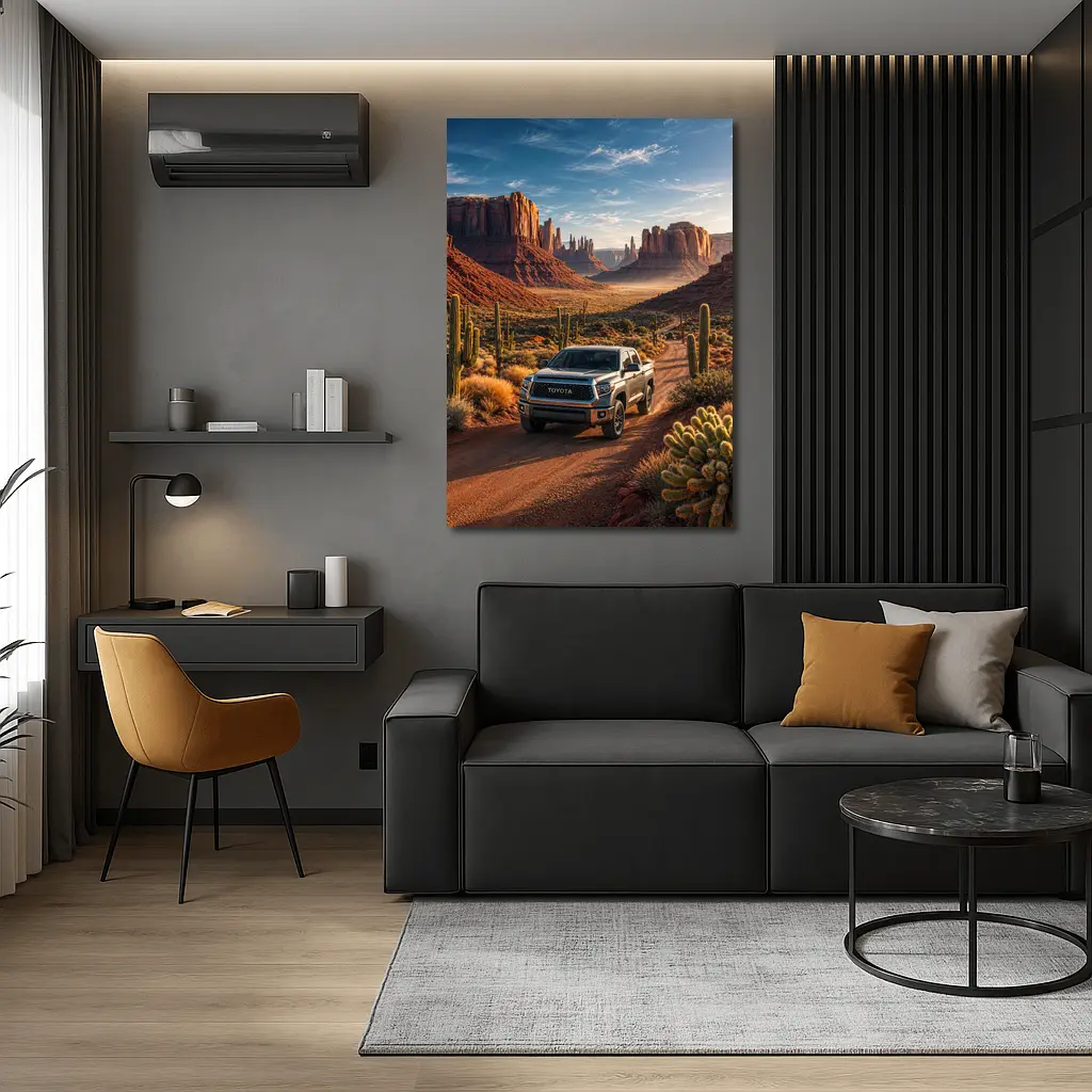 Toyota Tundra Desert Canyon Road Drive – Wall Art