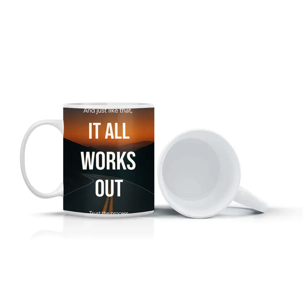 It All Works Out Trust The Process Road – Mugs