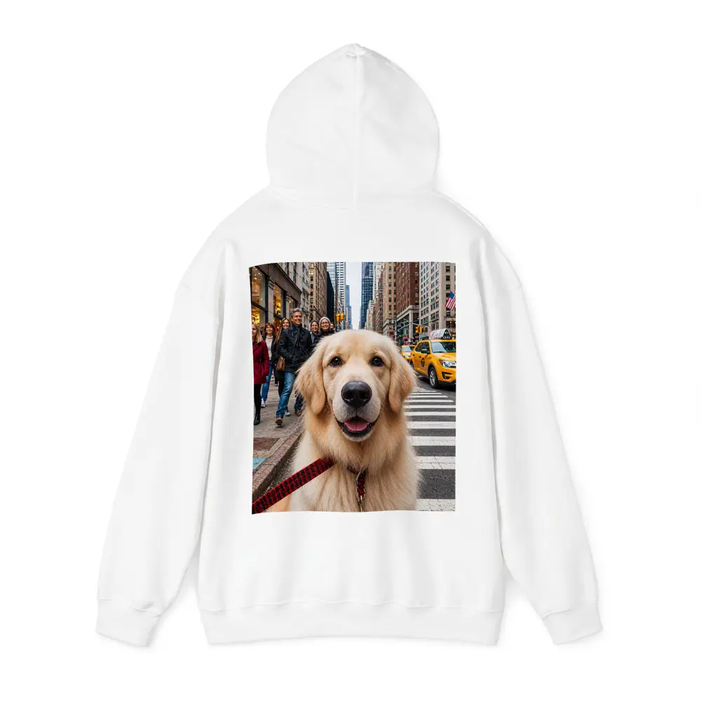 Golden Retriever Dog New York City Street – Hoodies