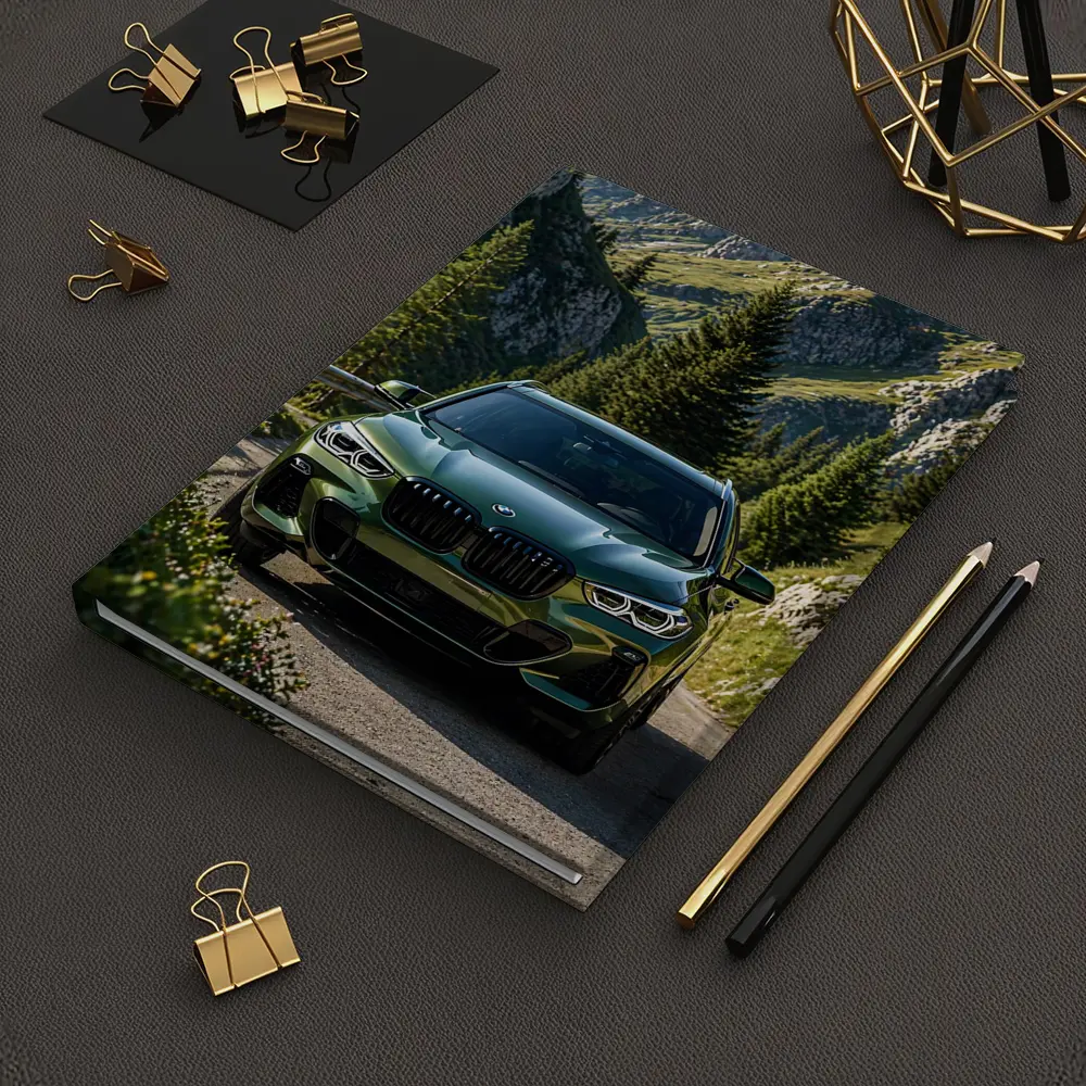 BMW X3 Green SUV Mountain Road Drive – Notebooks