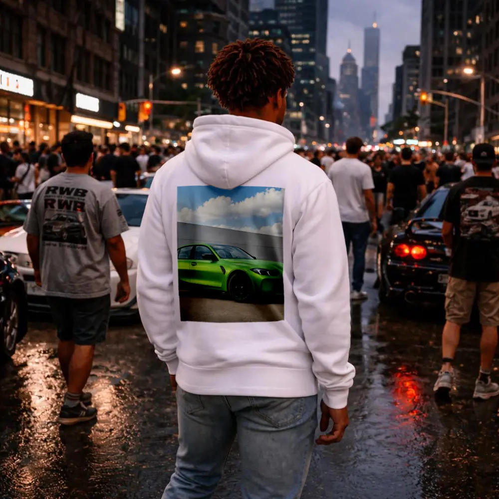 BMW M3 G80 Green Sedan Outdoor – Hoodies