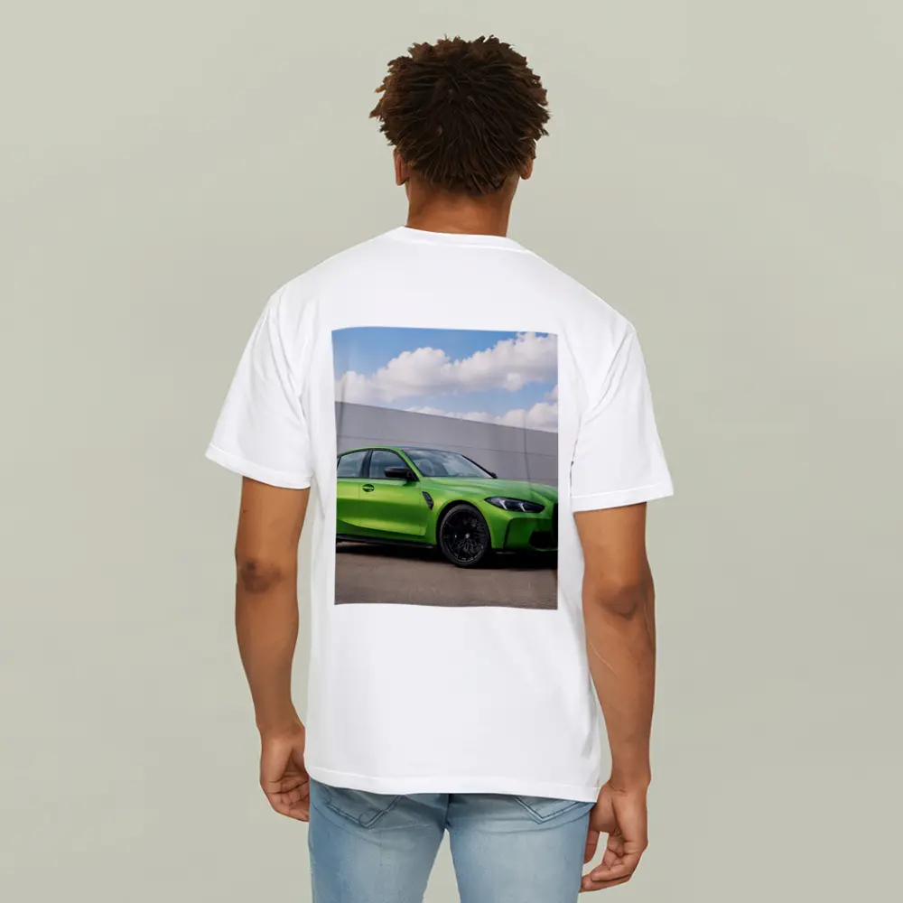 BMW M3 G80 Green Sedan Outdoor – T-Shirts