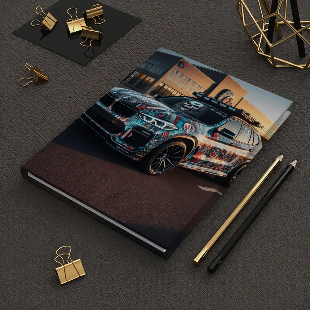 BMW X3 Custom Graffiti Wrap Urban Setting – Notebooks