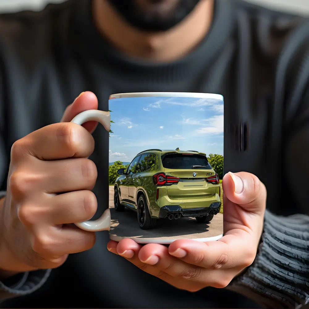 BMW X3M Olive Green Rear Outdoor Setting – Mugs