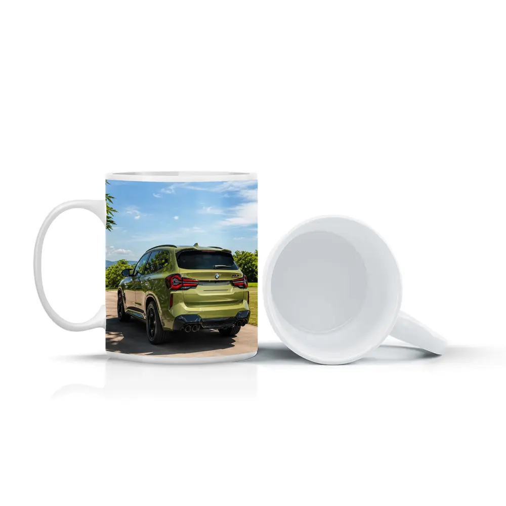 BMW X3M Olive Green Rear Outdoor Setting – Mugs