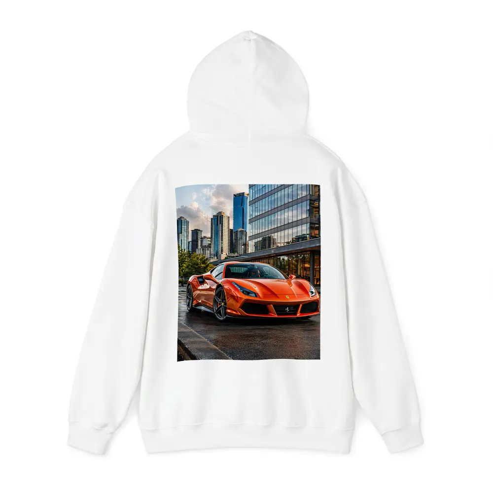 Ferrari 488 GTB Orange City Street – Hoodies