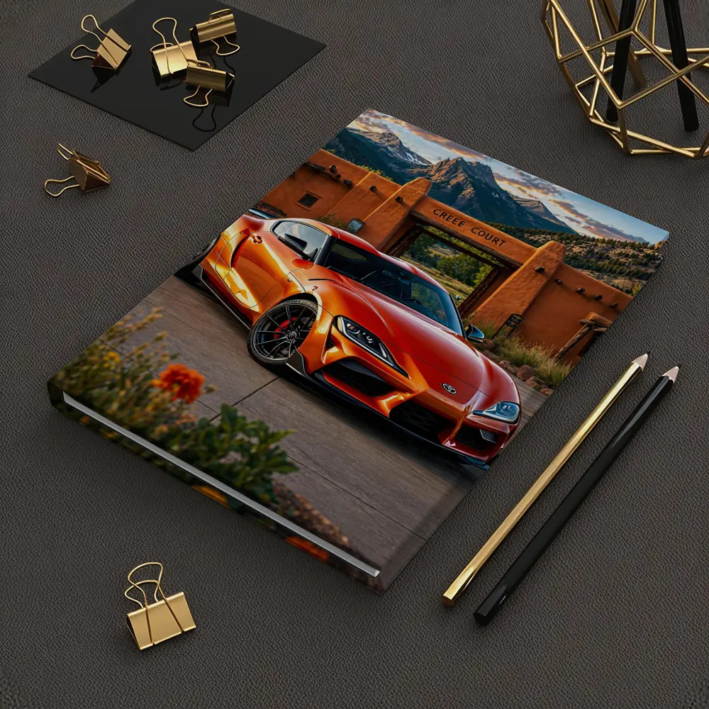 Toyota GR Supra Orange Mountain Adobe Setting – Notebooks