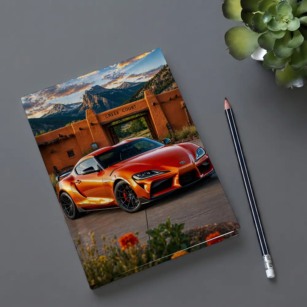 Toyota GR Supra Orange Mountain Adobe Setting – Notebooks