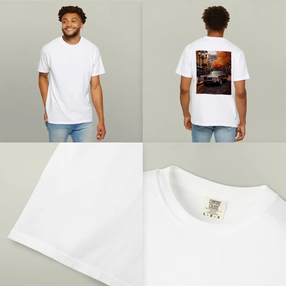 Acura Classic Car Cobblestone Autumn Street – T-Shirts
