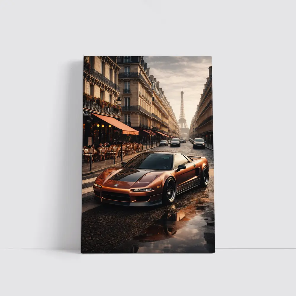 Acura NSX Bronze Streets of Paris – Wall Art