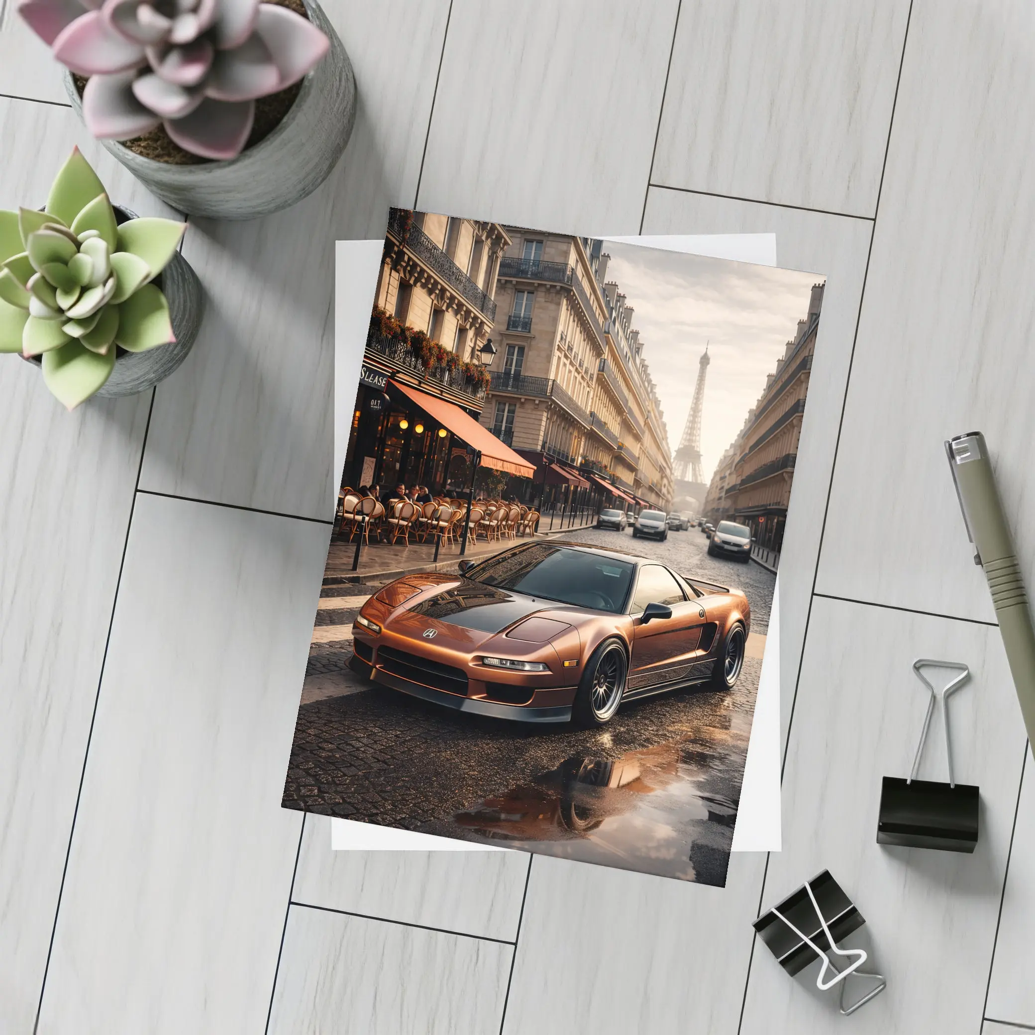 Acura NSX Bronze Streets of Paris – Postcards