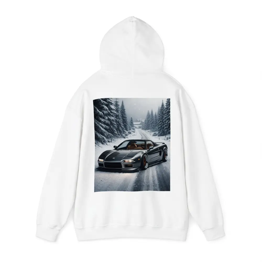 Acura NSX Snow Road Winter Forest – Hoodies